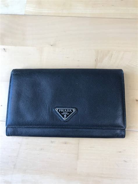 prada bi fold wallet|Prada envelope wallet price.